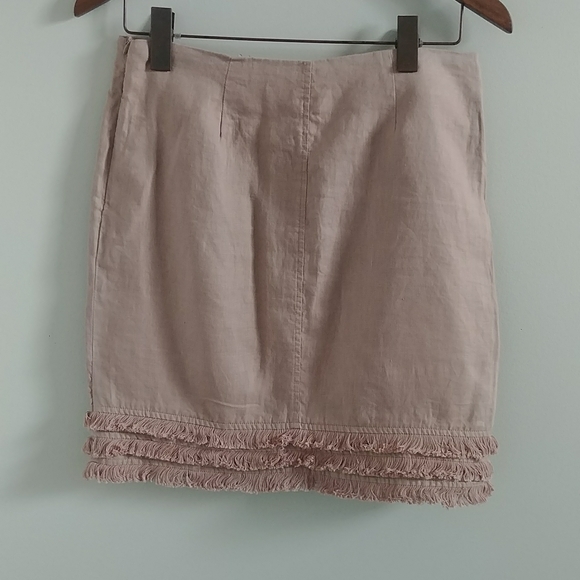 For Cynthia 100% Linen Skirt - Picture 4 of 6